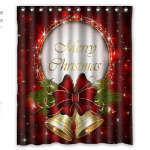 Christmas Shower Curtains Christmas Shower Curtains