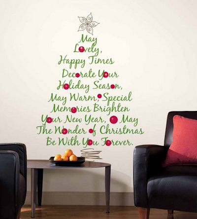 Christmas Decorating Made Easy -- Wall Decals