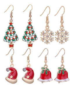 Christmas Earrings for the Holidays - christmastimetreasures.com