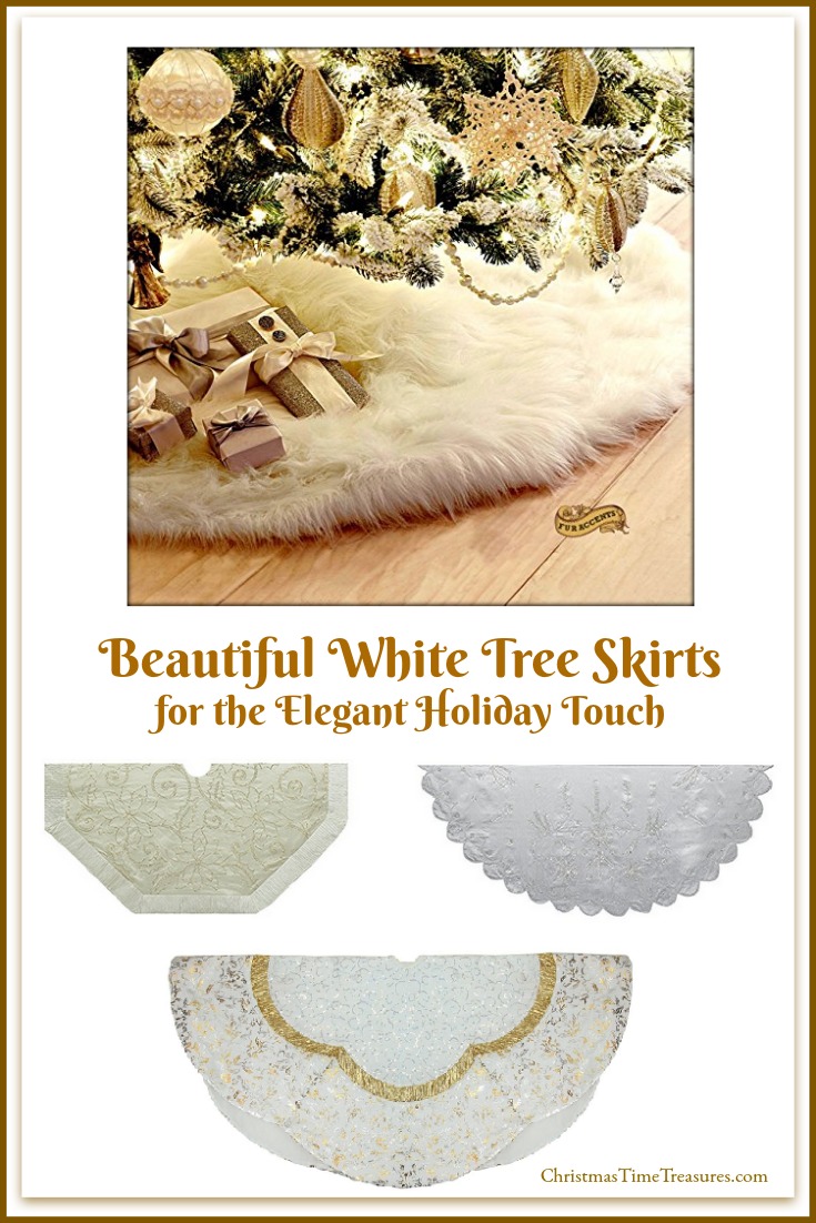 White Christmas Tree Skirts