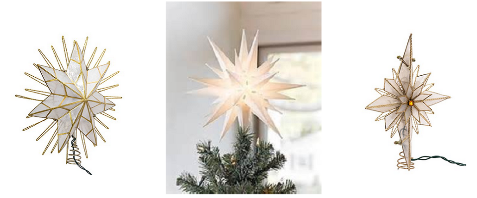 Christmas Star Tree Toppers