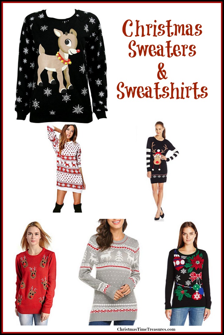 Holiday Sweaters & Sweatshirts